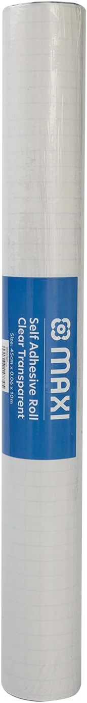 Maxi Clear Transparent Self Adhesive Roll 10MX45CM - Image 5