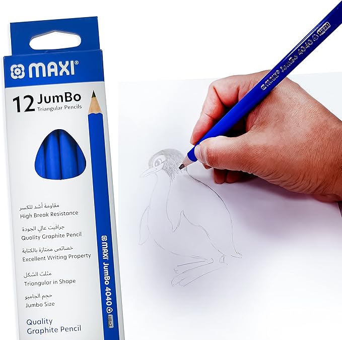 MAXI JUMBO TRI GRAPHITE PENCIL HB BOX OF 12PC - Image 4