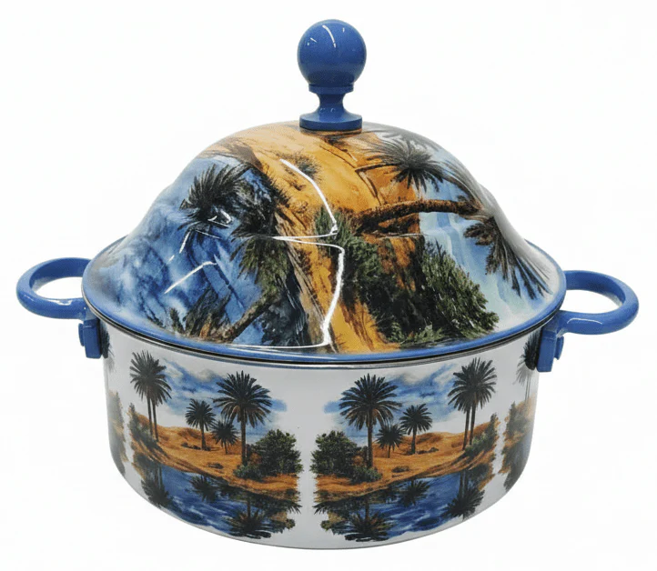 MayFlower Stainless Steel Thermal Hot Pot 3.5L – Blue Nature Design