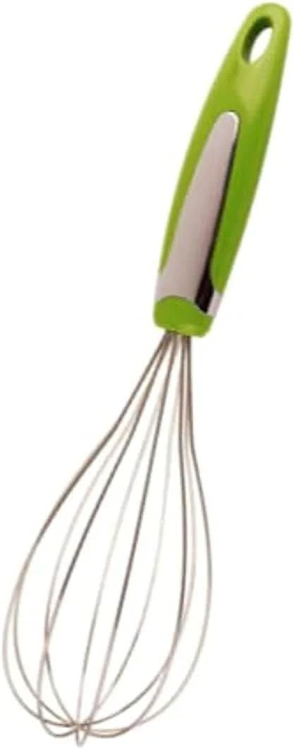 Meadows Stainless Steel Egg Nylon  Whisk-30cm-Green