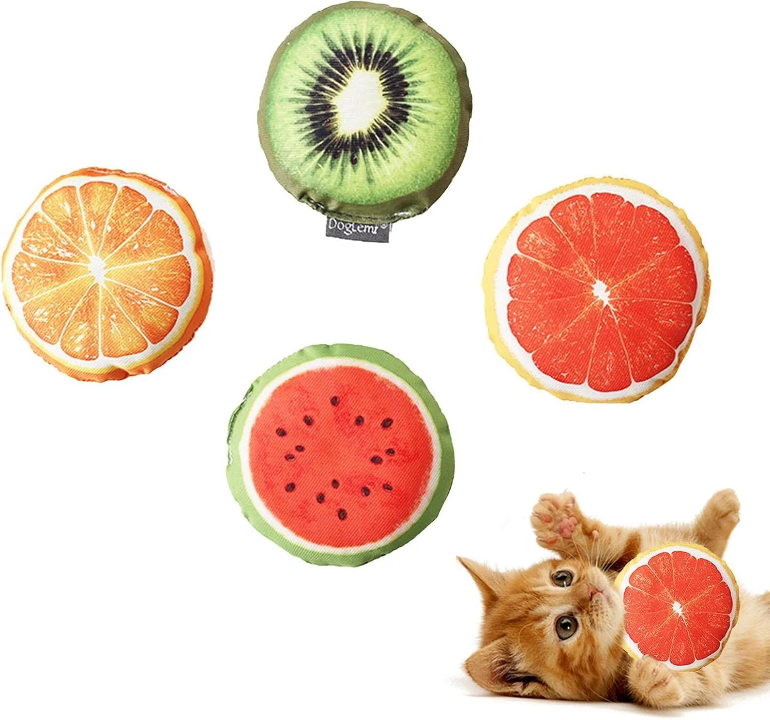 Midepet Funny Cat Toy Watermelon Design - Image 3