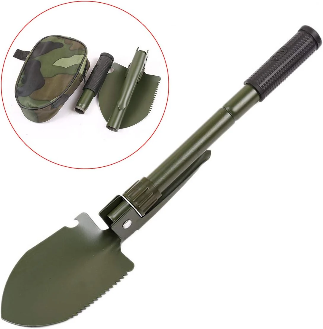 Multi-Function Folding Shovel and Pickax Portable Duty Survival Gear EDC Small Shovel For Trench Entrenching Tool Camping Backpacking Hiking - Image 2