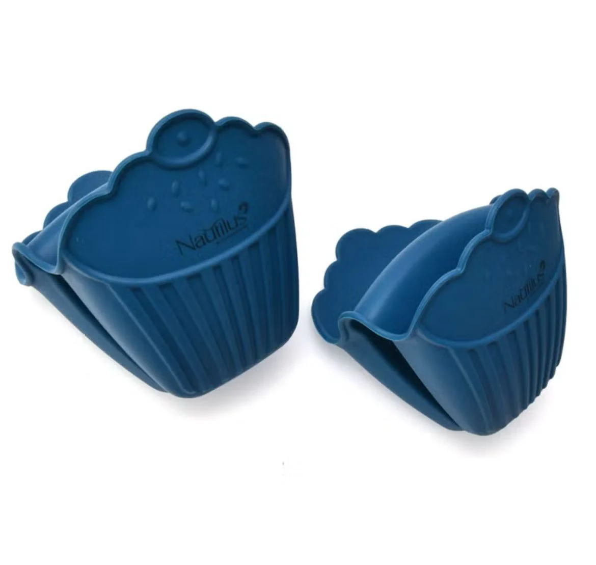 NAUTILUS 2pcs Silicone Mitt, Blue- RNGT 61327