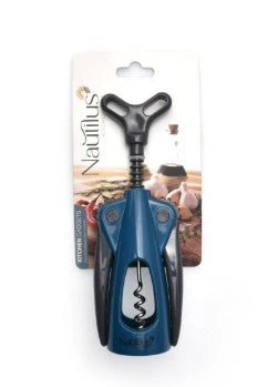 Nautilus Abs Corkscrew Wine Opener 19.5*6.5*4.8Cm Tools Metal With Electroplated-Blue&Grey - Image 3