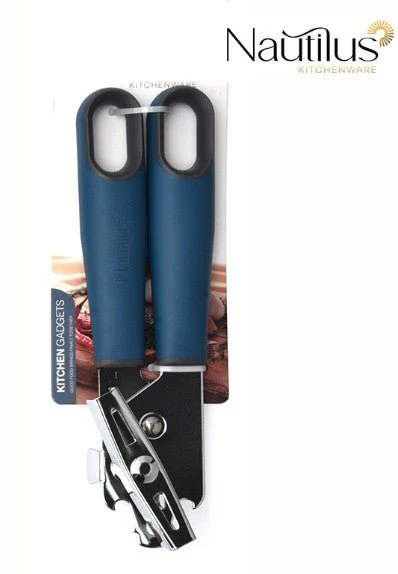 NAUTILUS Soft Touch Handle Can Opener, Blue, RNGT-0028 - Image 3