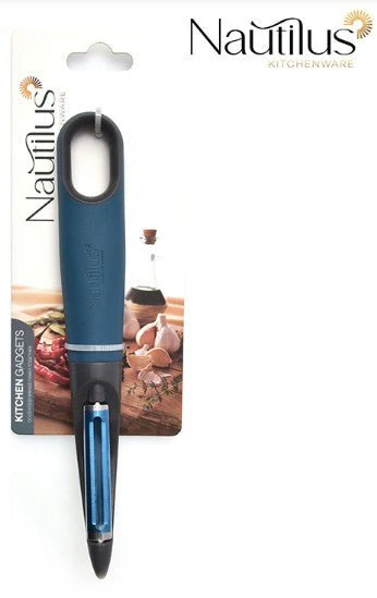 NAUTILUS Soft Touch Handle Peeler 20.4cm*3.3cm*2.8cm, Blue, RNGT-0090 - Image 3