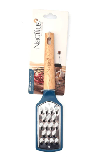 Nautilus Wooden Handle Grater - 25cmX6cm-Blue - Image 4
