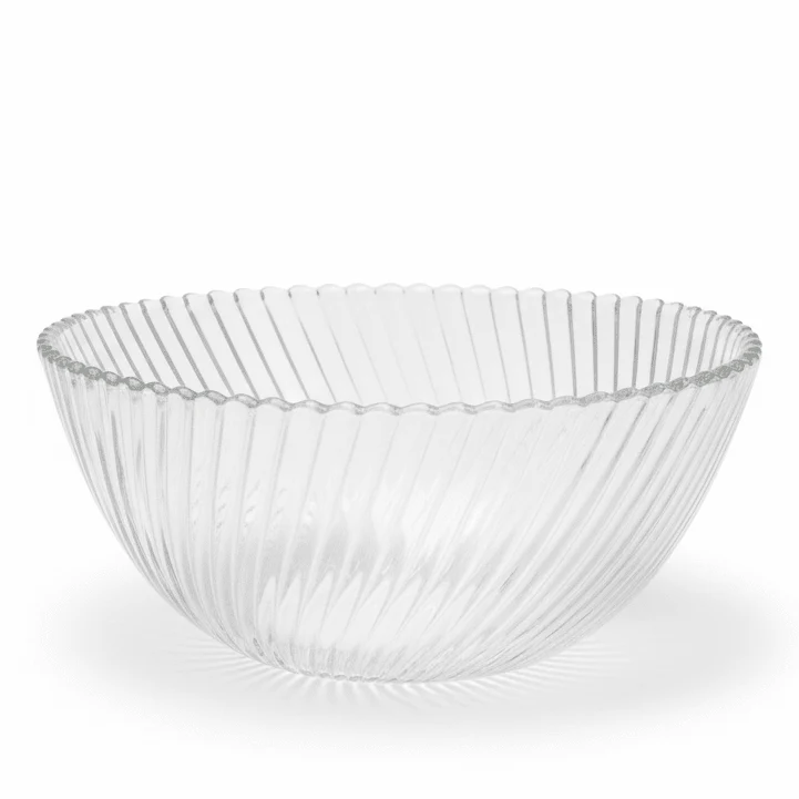Neo Alpha Round Glass Bowl – Medium Glass Bowl for Serving, Dining & Kitchen Use 165 mm