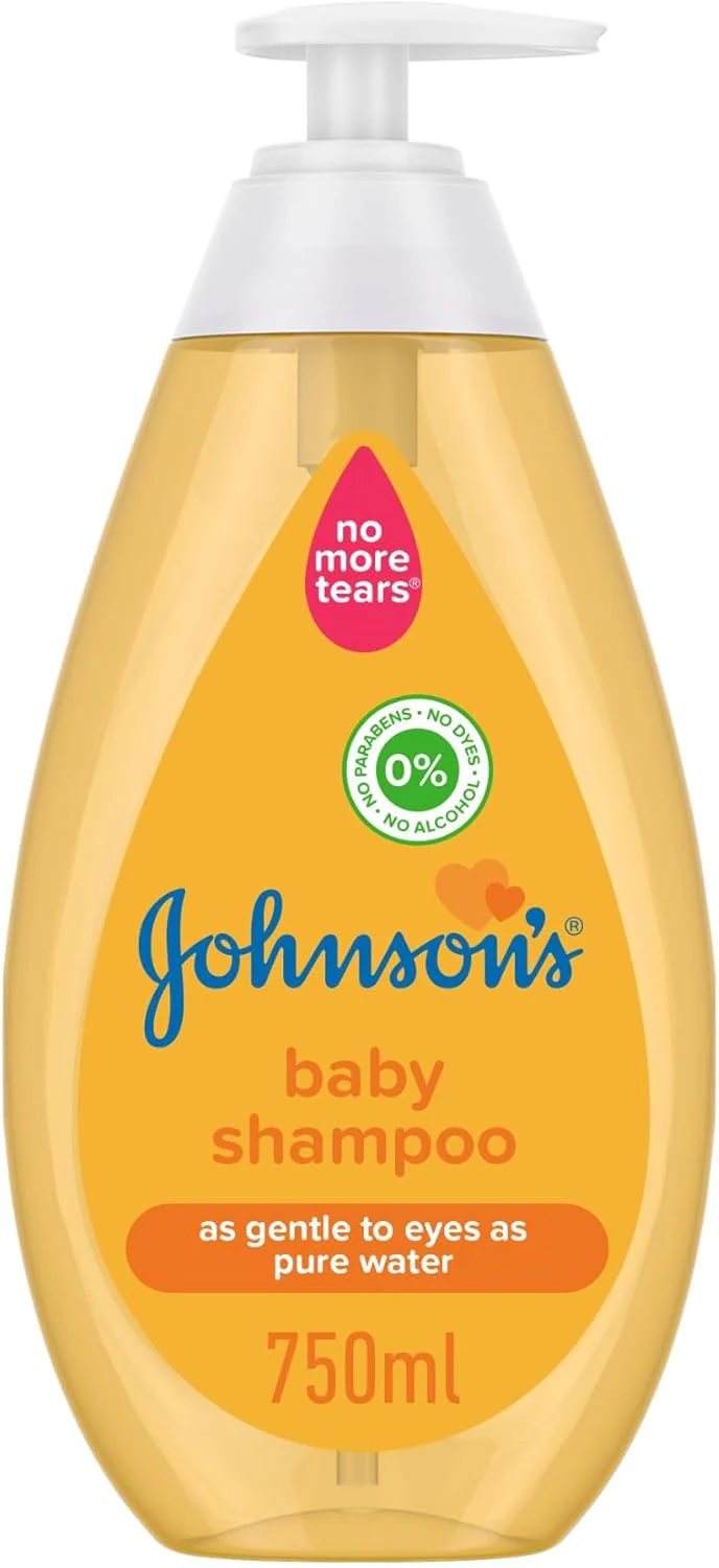 Johnson's Baby Shampoo – No More Tears Formula, 750ml