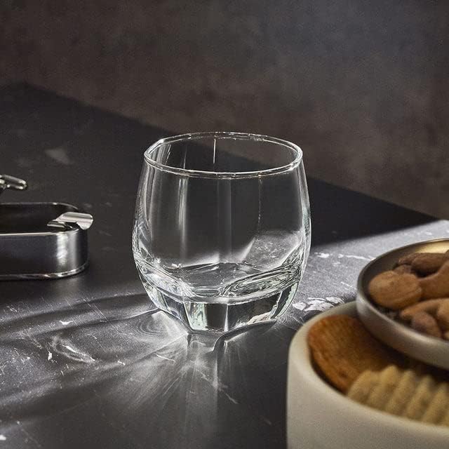 Ocean Charisma, Liqueur & Spirits Glasses, Set Of 6, Clear, 340 Ml, B1711203, Double Rock Glass, Lowball Glass, Water Glass, Whiskey Glass, Whisky Glass, Old Fashioned Glass, Scotch Glass, Rum Glass - Image 2