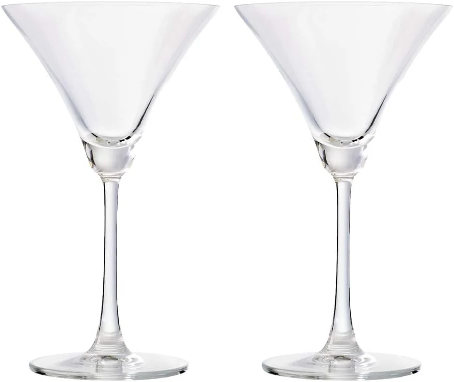 Ocean Madison Cocktail Glasses Set Of 2, Clear, 285 Ml, 015C1002, Martini Glass, Coupe Glass, Margarita Glass, V-Shaped Glass, Conical Glass
