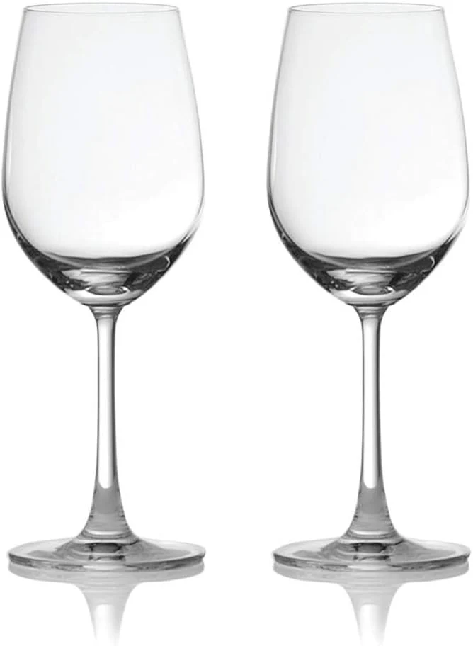 Ocean Madison White Wine Glasses Set Of 2, Clear, 350 Ml, 015W1202, Cabernet Sauvignon Glass, Bordeaux Glass, White Wine Glass, Stemmed Wine Glass, Wine Sipper