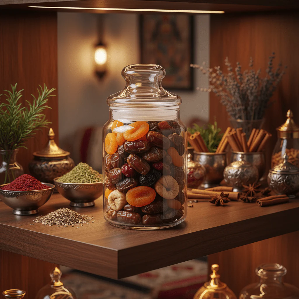 Ocean Plain Glass Canister with Lid – 750ml | Airtight Storage Jar - Image 3