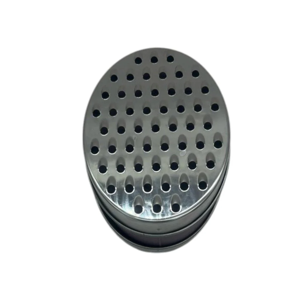 Ococicoki Grater 2 Way Steel Blade Plastic Box Grater Oval Box 17cmX12cmX7cm-Purple&Steel