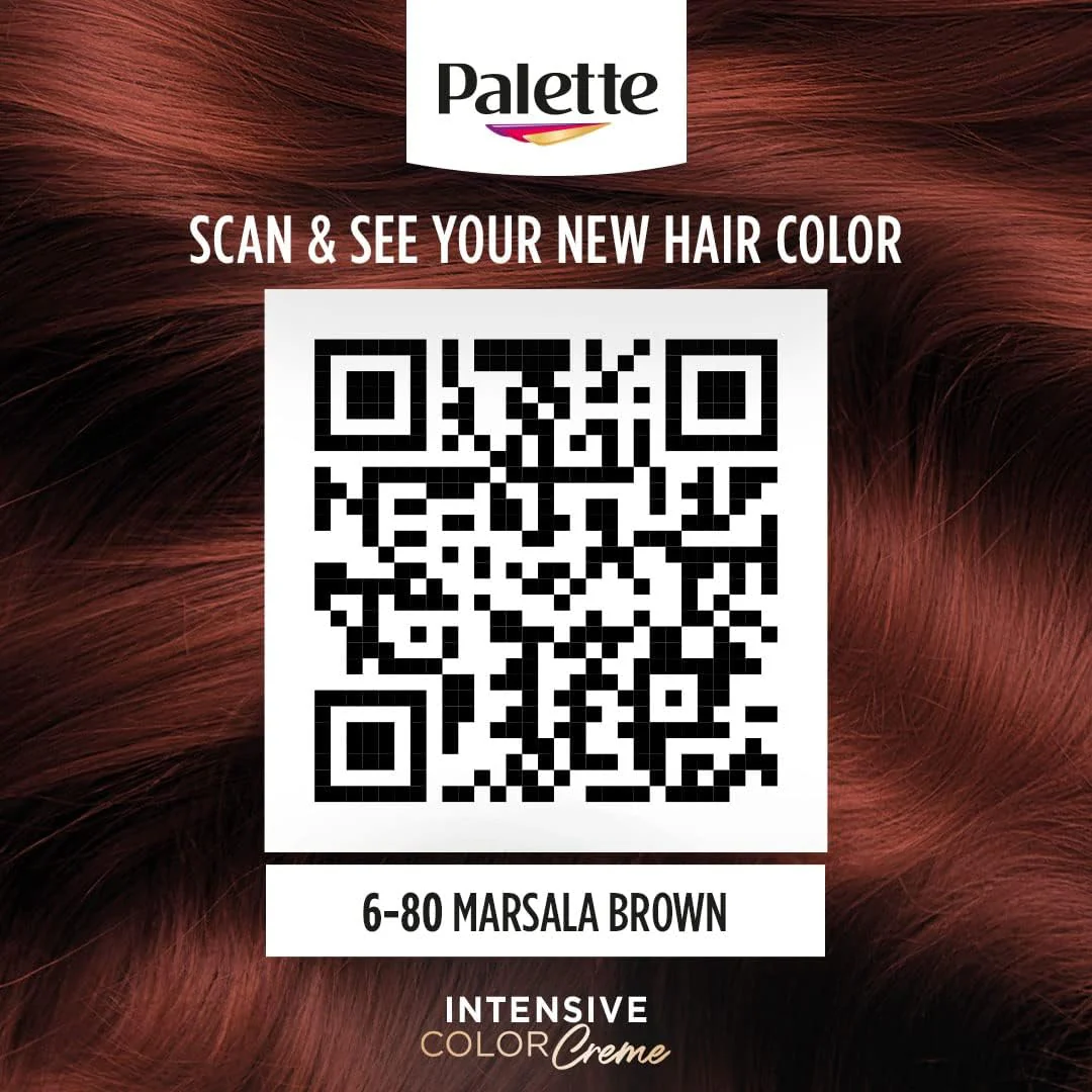 Palette Intensive 6.80 Color Creme Marsala Brown - Image 4