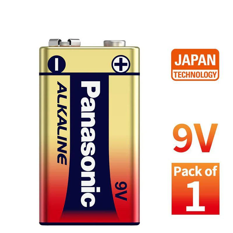 PANASONIC Alkaline 9V Batteries, Pack of 1 - Image 2