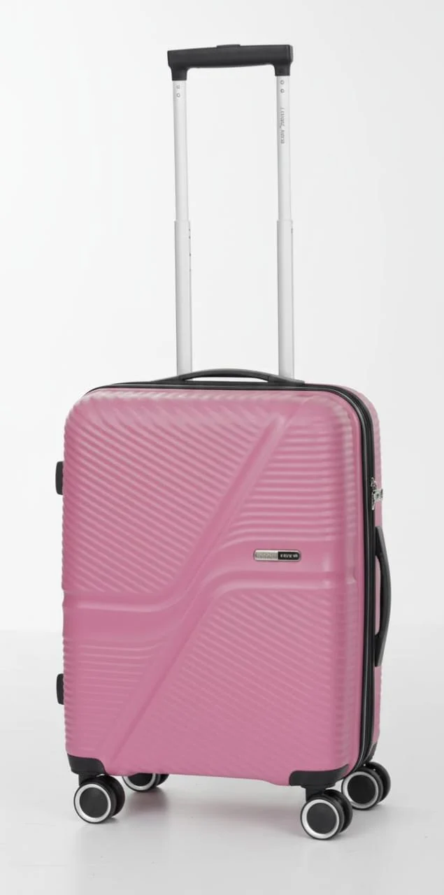 Para John Strux 20-Inch Polypropylene Hard Case Cabin Luggage – Pink Travel Edition