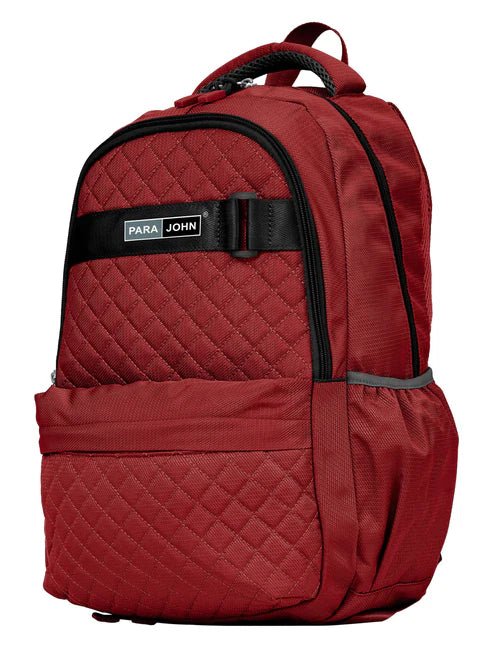Parajohn Solid Red Polyester School Backpack 18 Inch – Bold Design Durable School Bag for Daily Use - Image 3