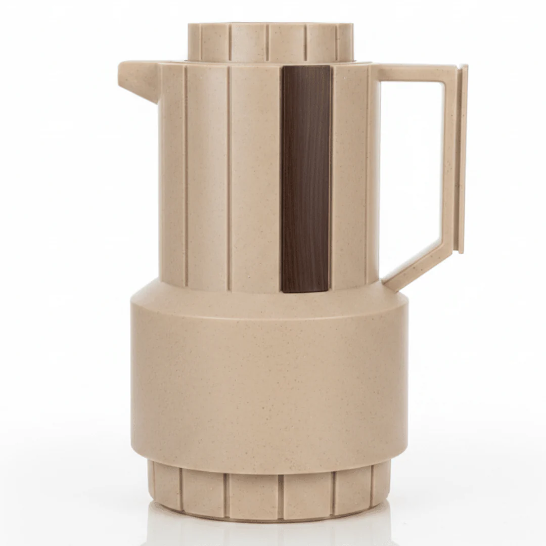 Parati 1L Vacuum Flask – Beige & Brown