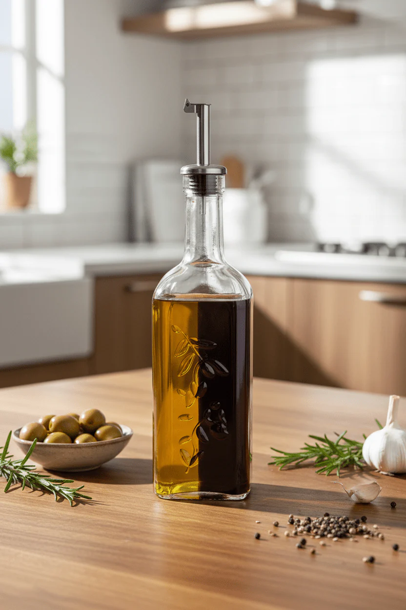 Pasabahce High-Quality Clear Transparent Glass Oil Bottle – Durable & Elegant Kitchen Storage, 1000ml - Image 2