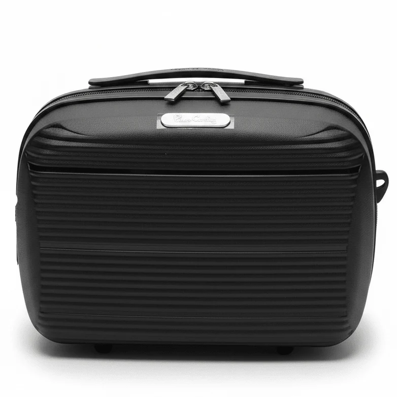 Pierre Cardin Hard Shell Beauty Case – Lightweight Vanity Travel Organizer with Top Handle & Secure Zipper | 14 Inch - Image 5