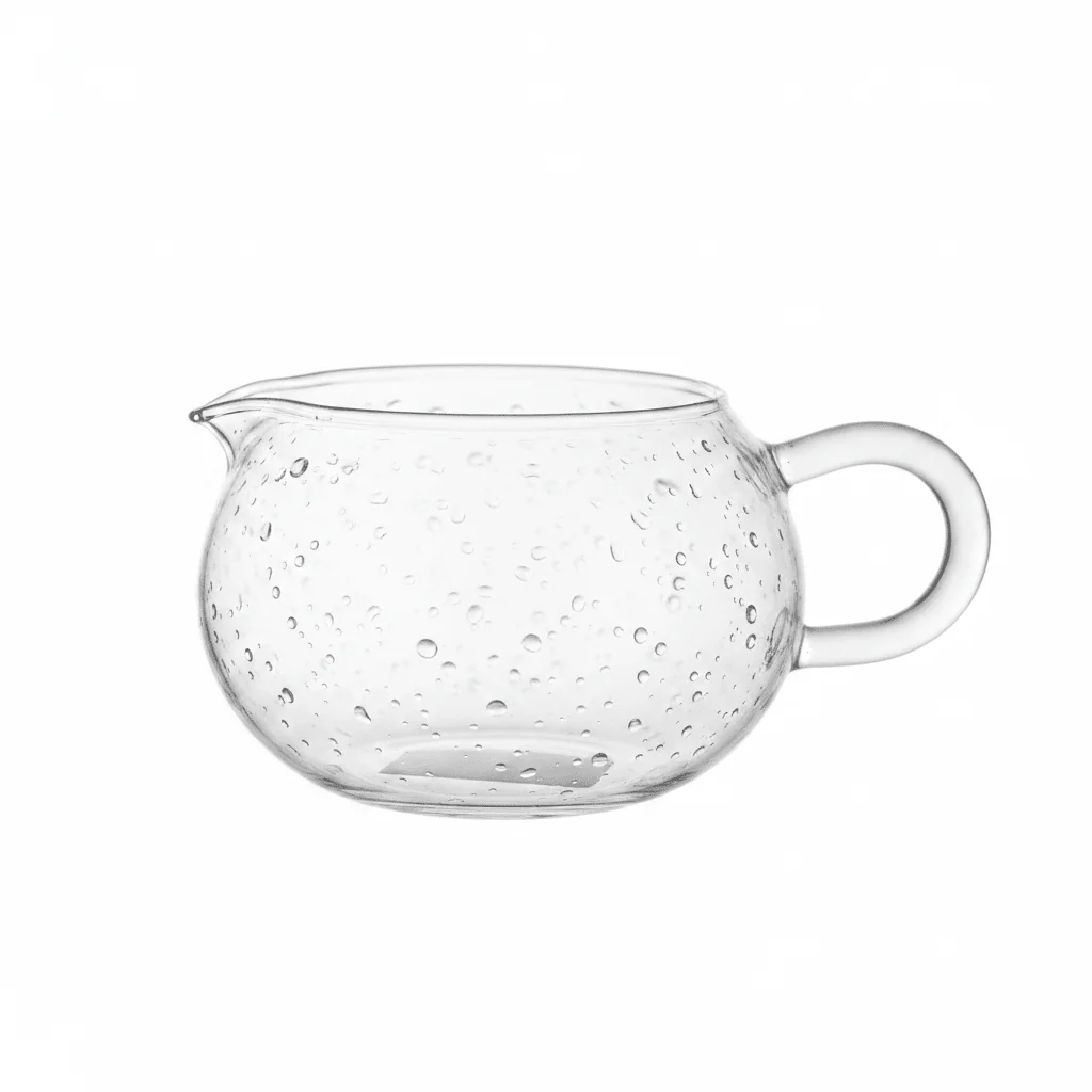 Plain Glass Cup Pourer 200ml — Borosilicate Clear Glass - Image 4