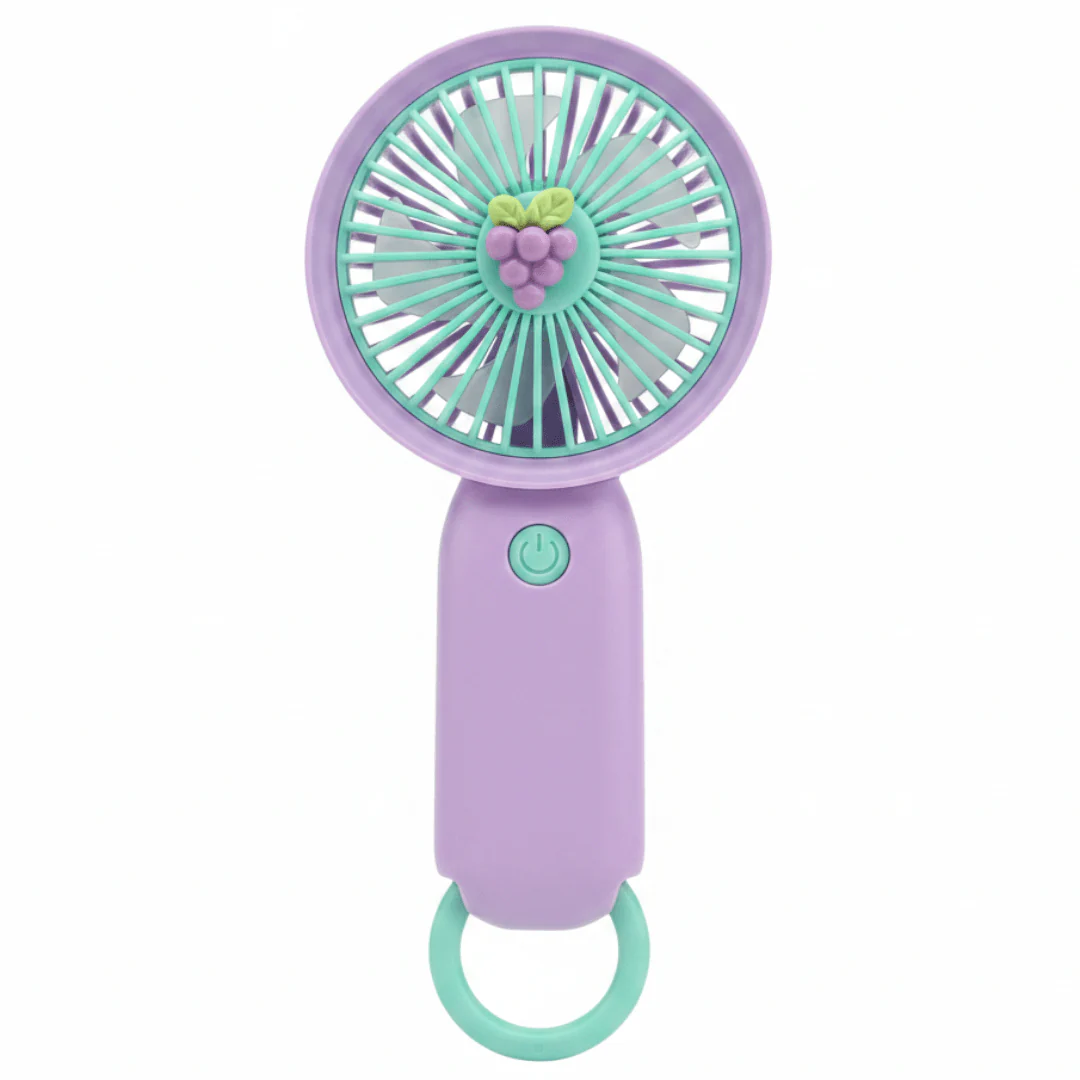 R/C Handheld Mini Fan – Assorted Colours | 18cm | USB Rechargeable