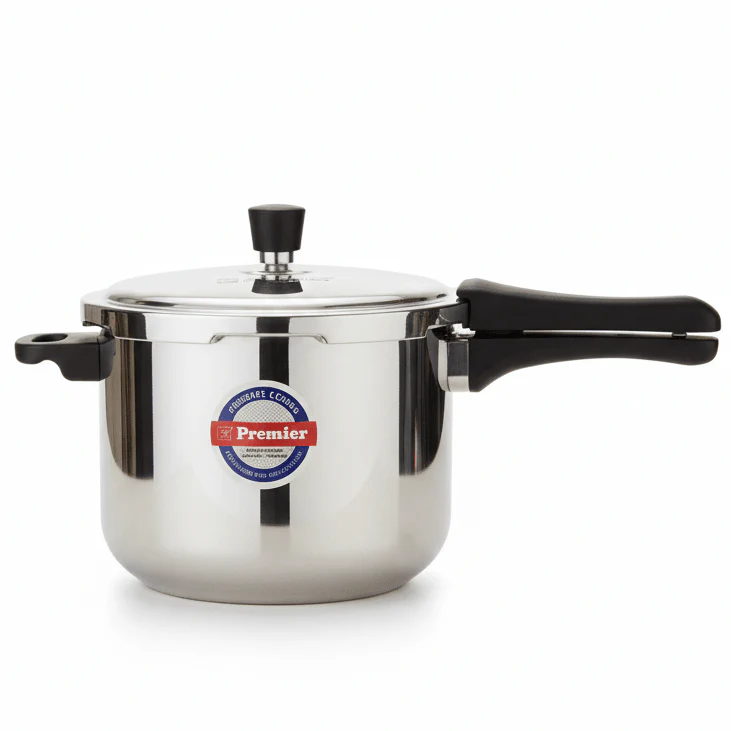 Premier 3L Stainless Steel Triply Pressure Cooker – Compact Size