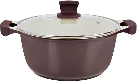 Prestige Cast Aluminium Ceramic Non Stick Cookware Set, Purple, 6 Piece, PR80955 - Image 2