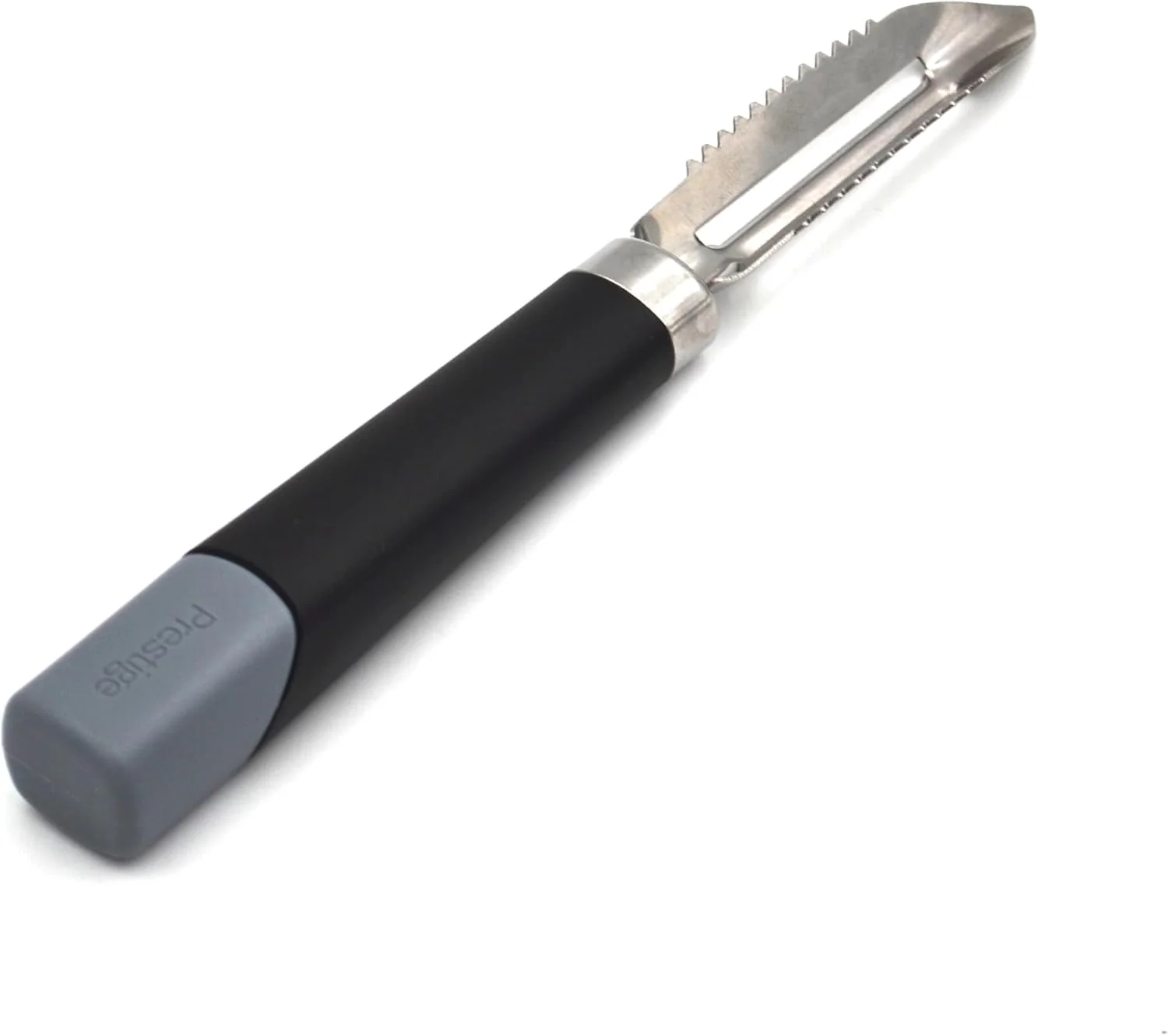 Prestige Easy Prep 2-in-1 Peeler & Fish Scaler | Stainless Steel Blade | Ergonomic Soft-Grip Handle | PR49290