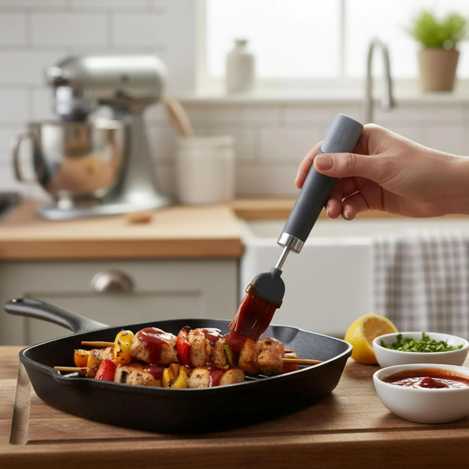 Prestige Easy Prep Pastry Brush | Non-Slip Silicone Handle | Dishwasher Safe | PR49280 - Image 3