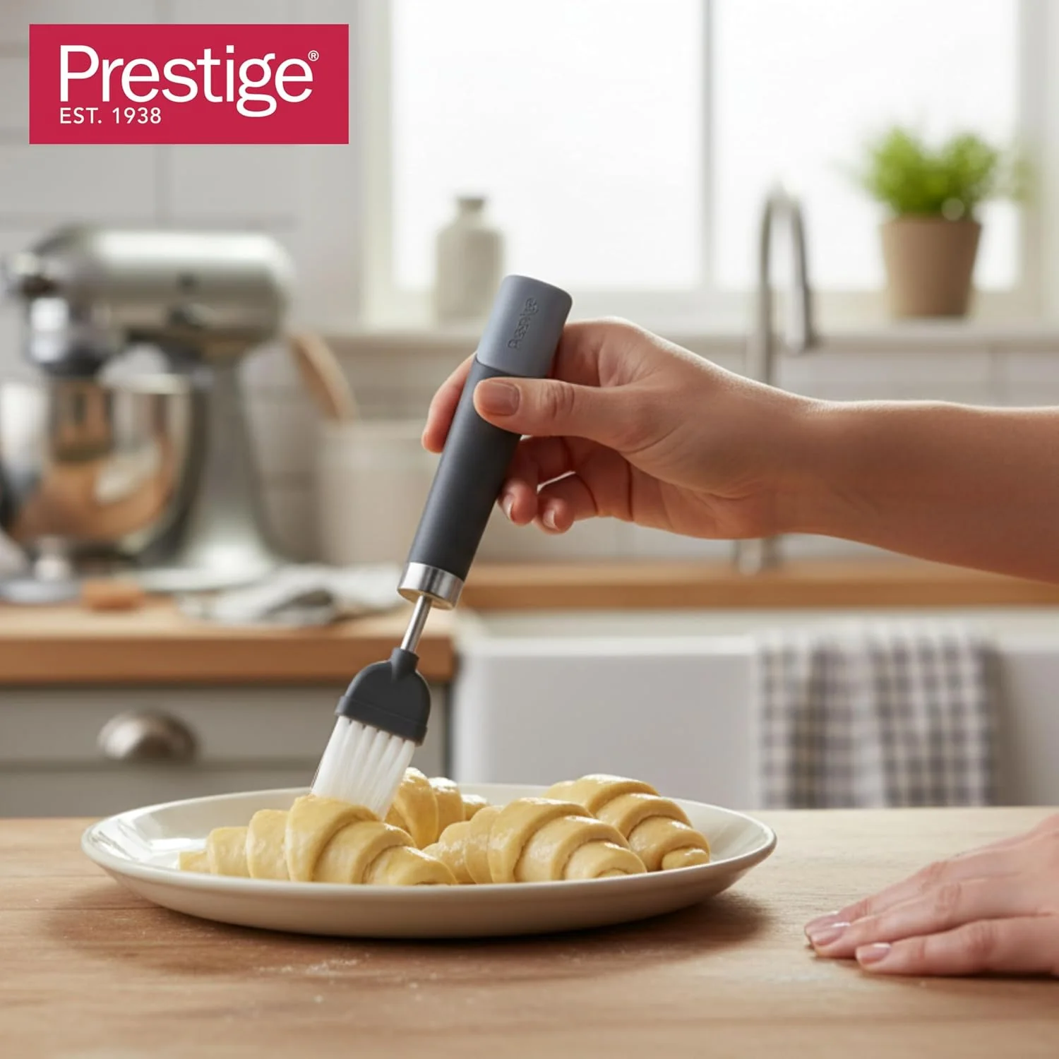 Prestige Easy Prep Pastry Brush | Non-Slip Silicone Handle | Dishwasher Safe | PR49280 - Image 4