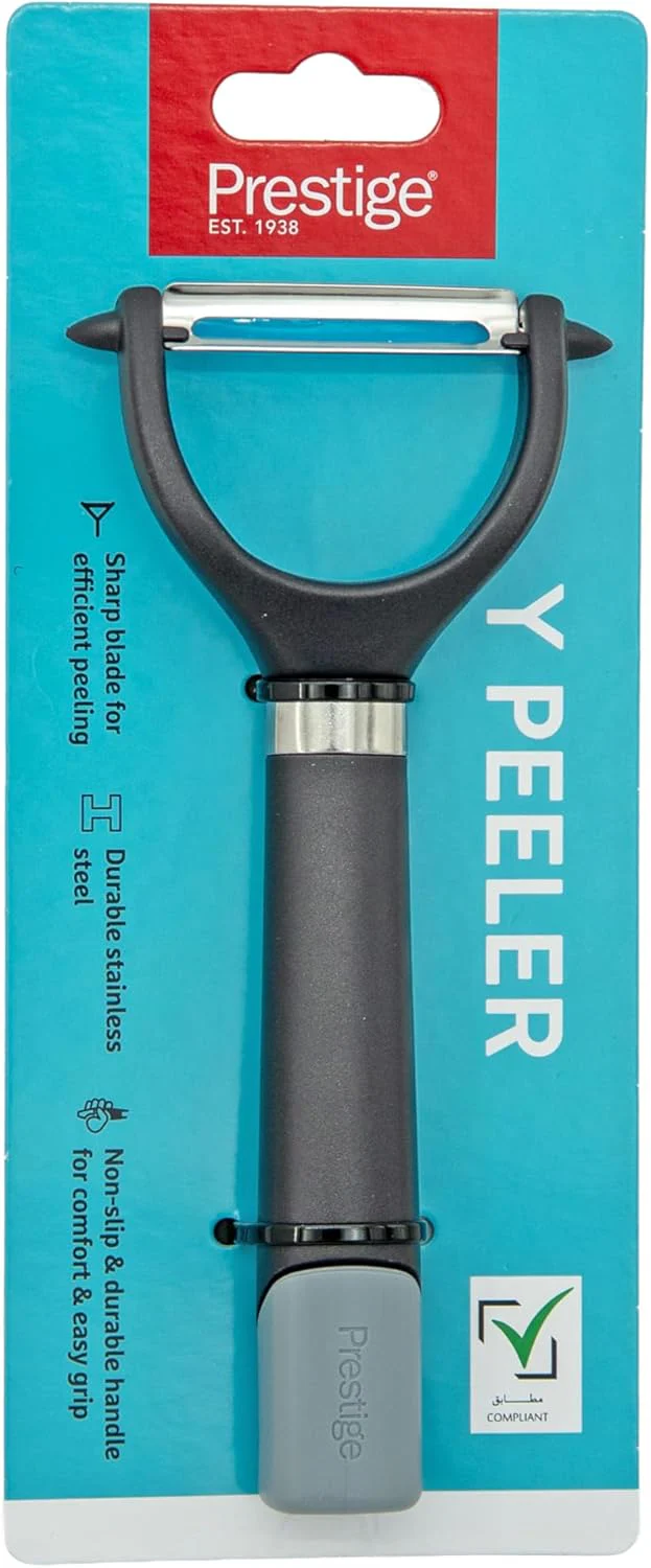 Prestige Easy Prep Y-Shape Peeler | Sharp Stainless Steel Blade | Non-Slip Ergonomic Handle | PR49288 - Image 2