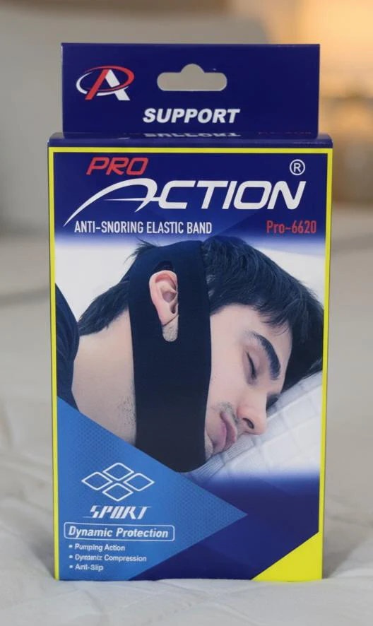 Pro Action Anti-Snoring Elastic Band, Dynamic Protection, 70% Nylon-15% Polyester, 15% Rubber, PRO-6620