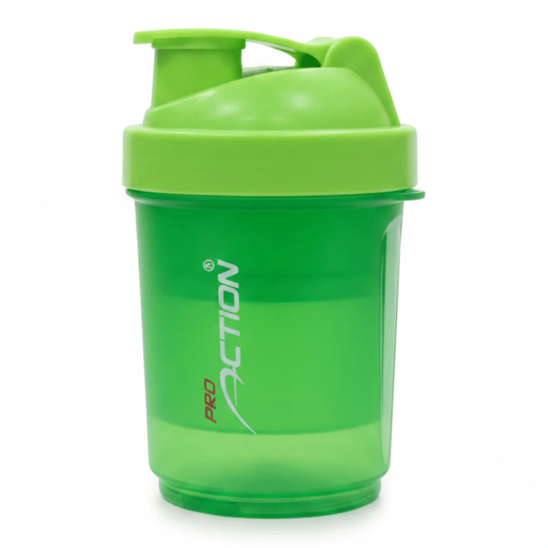 Pro Action Green Plastic Protein Shaker Bottle 500ml
