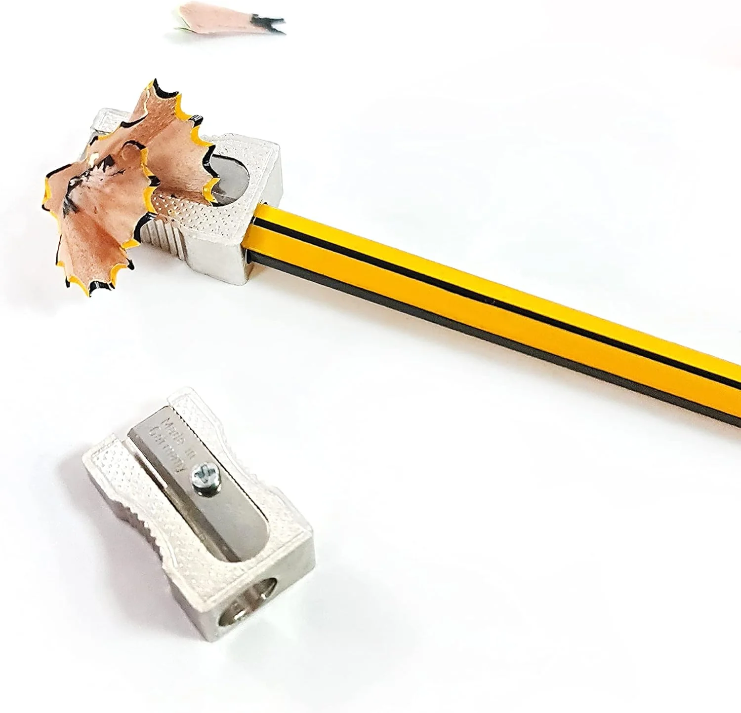 Maxi Metal Pencil Sharpener – Single Hole | Pack of 6 - Image 3