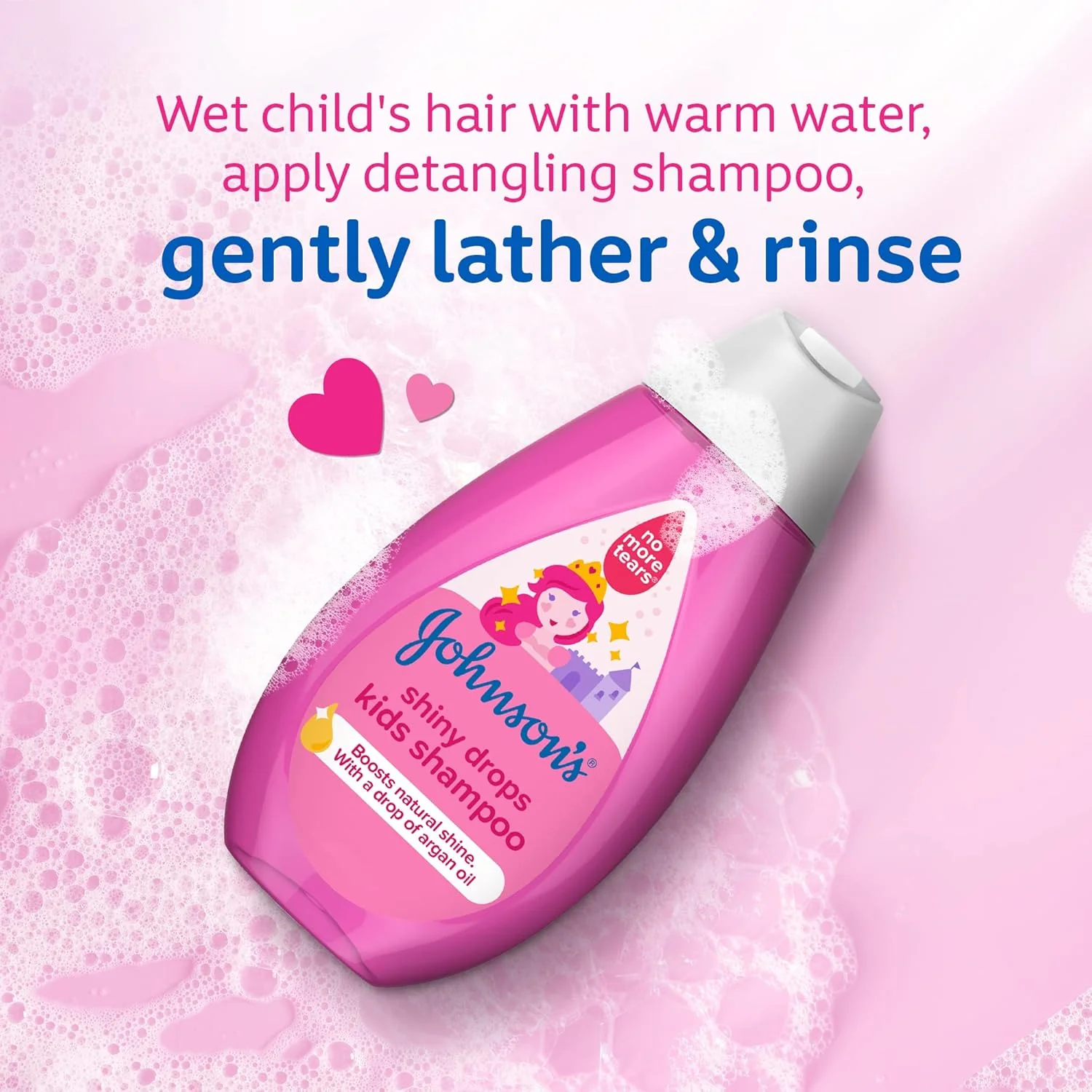 Johnson's Shiny Drops Kids Conditioner Spray 200ml – No More Tears Formula - Image 4