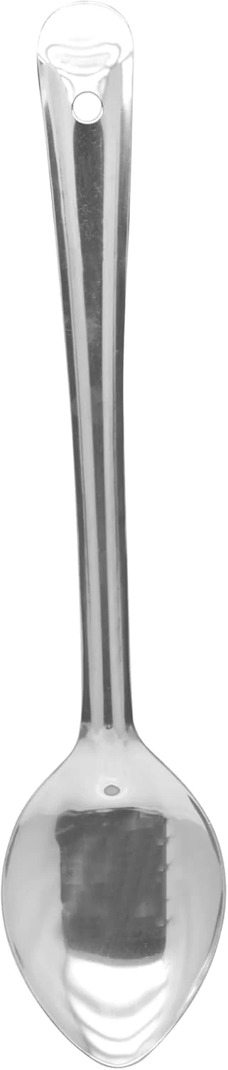 Raj 9 cm Silver Basting Spoon - BS0007, Cooking Spoon , Serving Spoon , Stirring Soup Spoon - Image 3