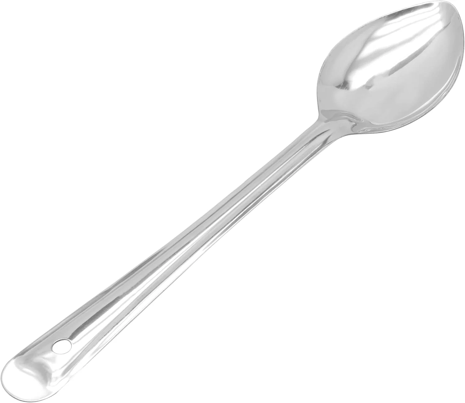 Raj 9 cm Silver Basting Spoon - BS0007, Cooking Spoon , Serving Spoon , Stirring Soup Spoon - Image 4