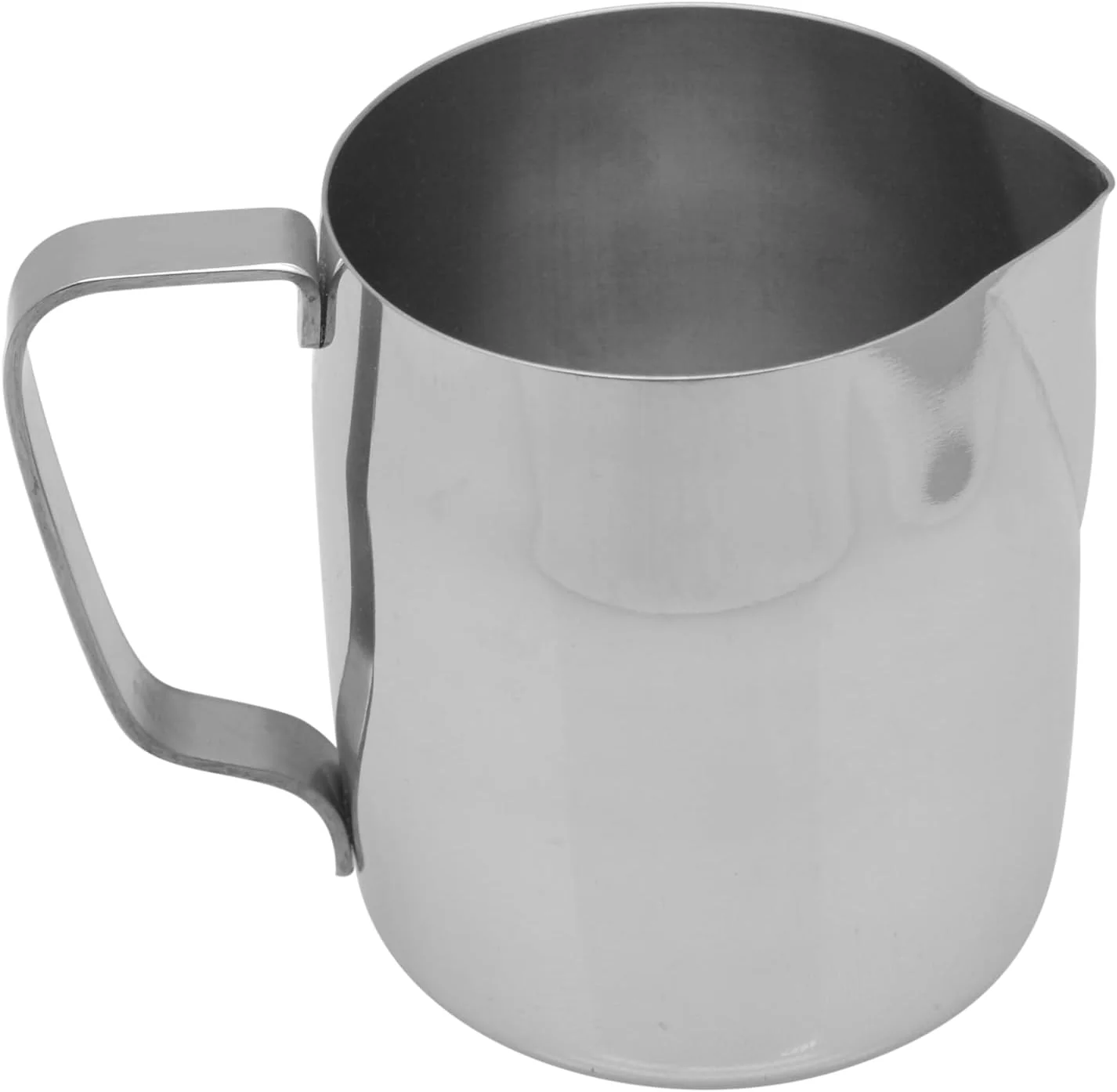 Raj Stainless Steel Catering Milk Frothing Cup CMCF14 Espresso Steaming Pitcher, Coffee Frothing Pitcher Milk Jug Cappuccino Latte Art Cup-414ML