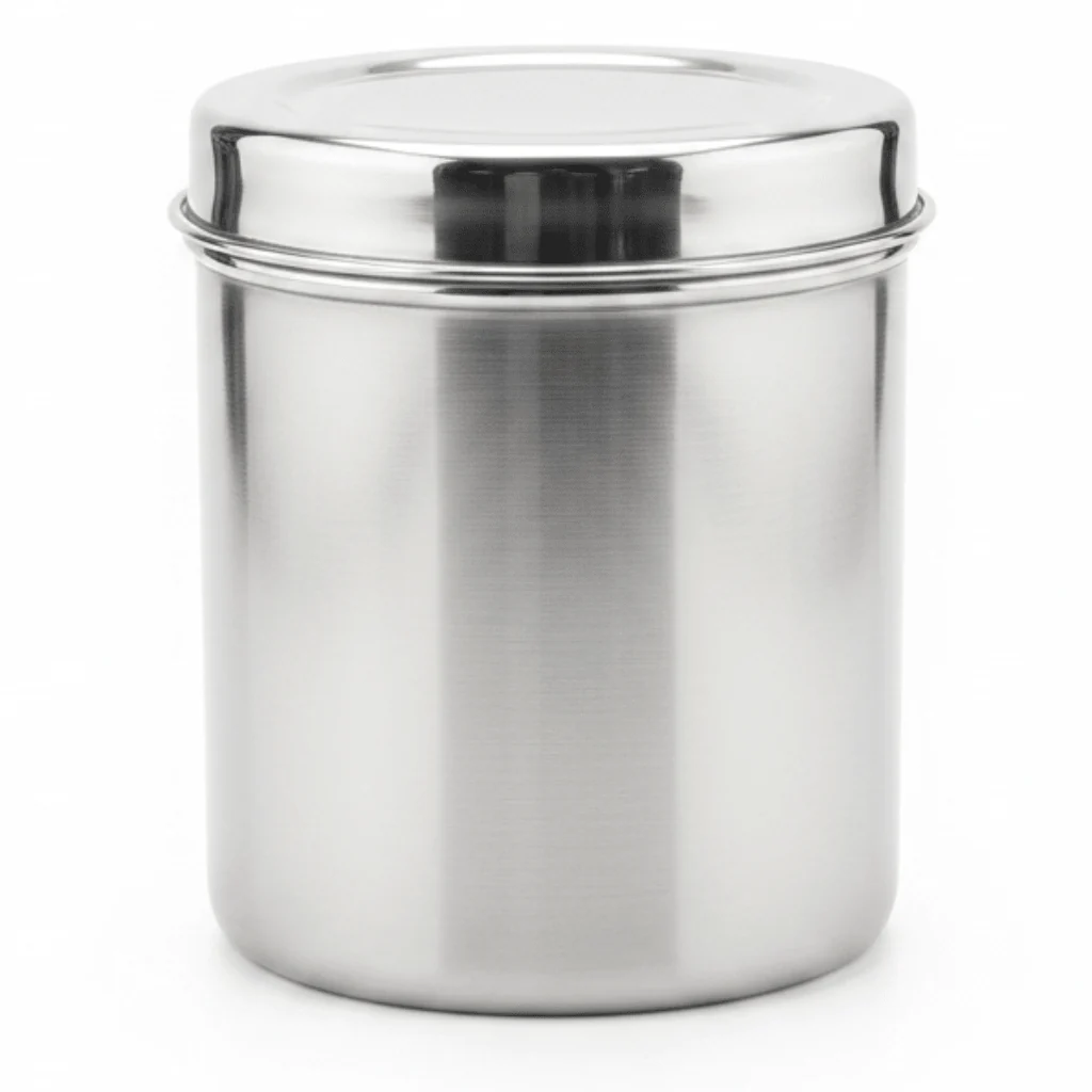 Raj Stainless Steel Dabba – 18×16 cm