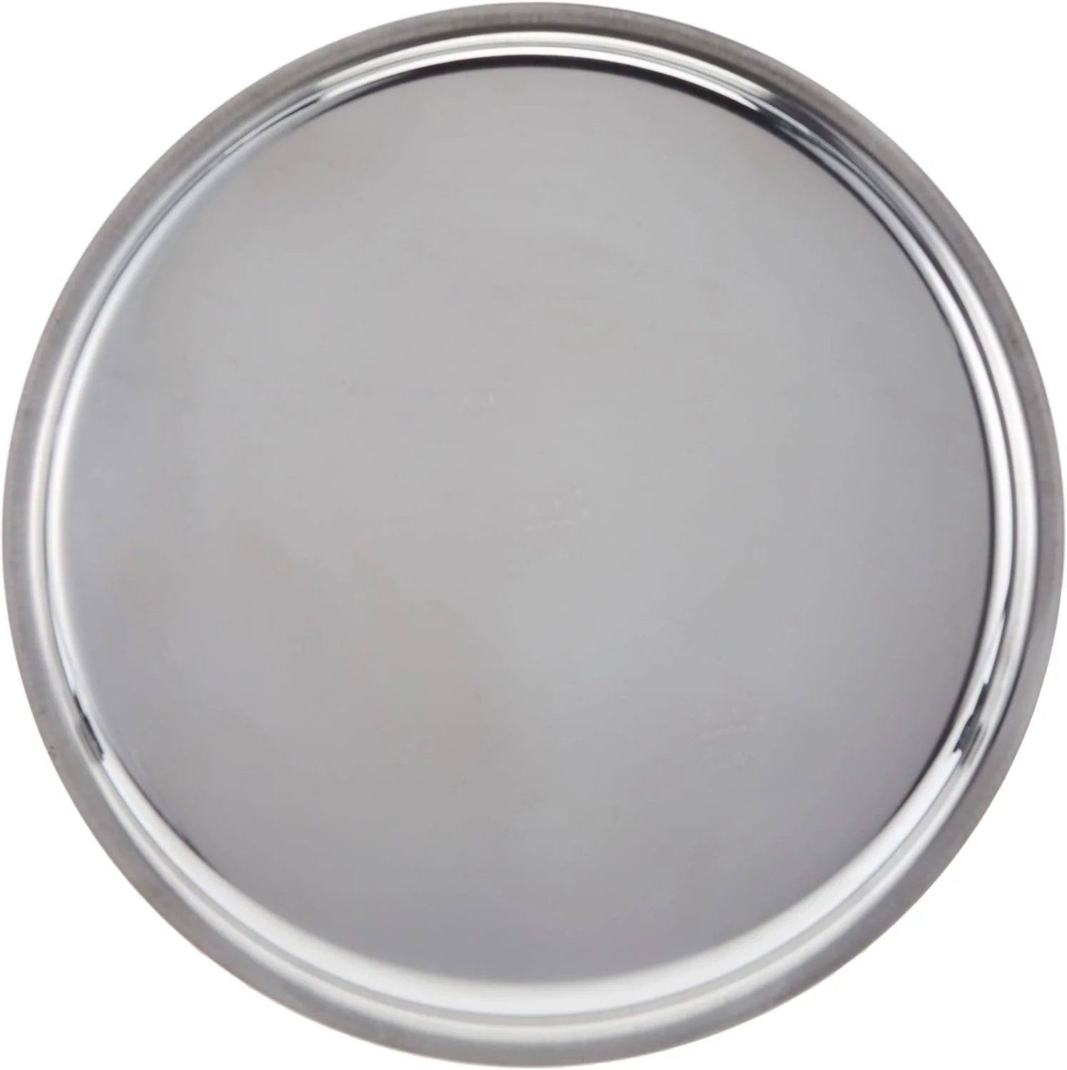 Raj Stainless Steel Round Dinner Plate Silver TP0011 Serveware Rice Plate-25CM - Image 2