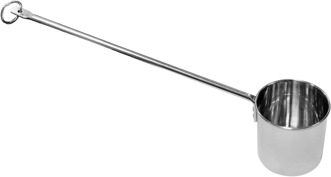 Raj Stainless Steel Serving Ladle – 26.5 cm Kitchen Spoon FL0010