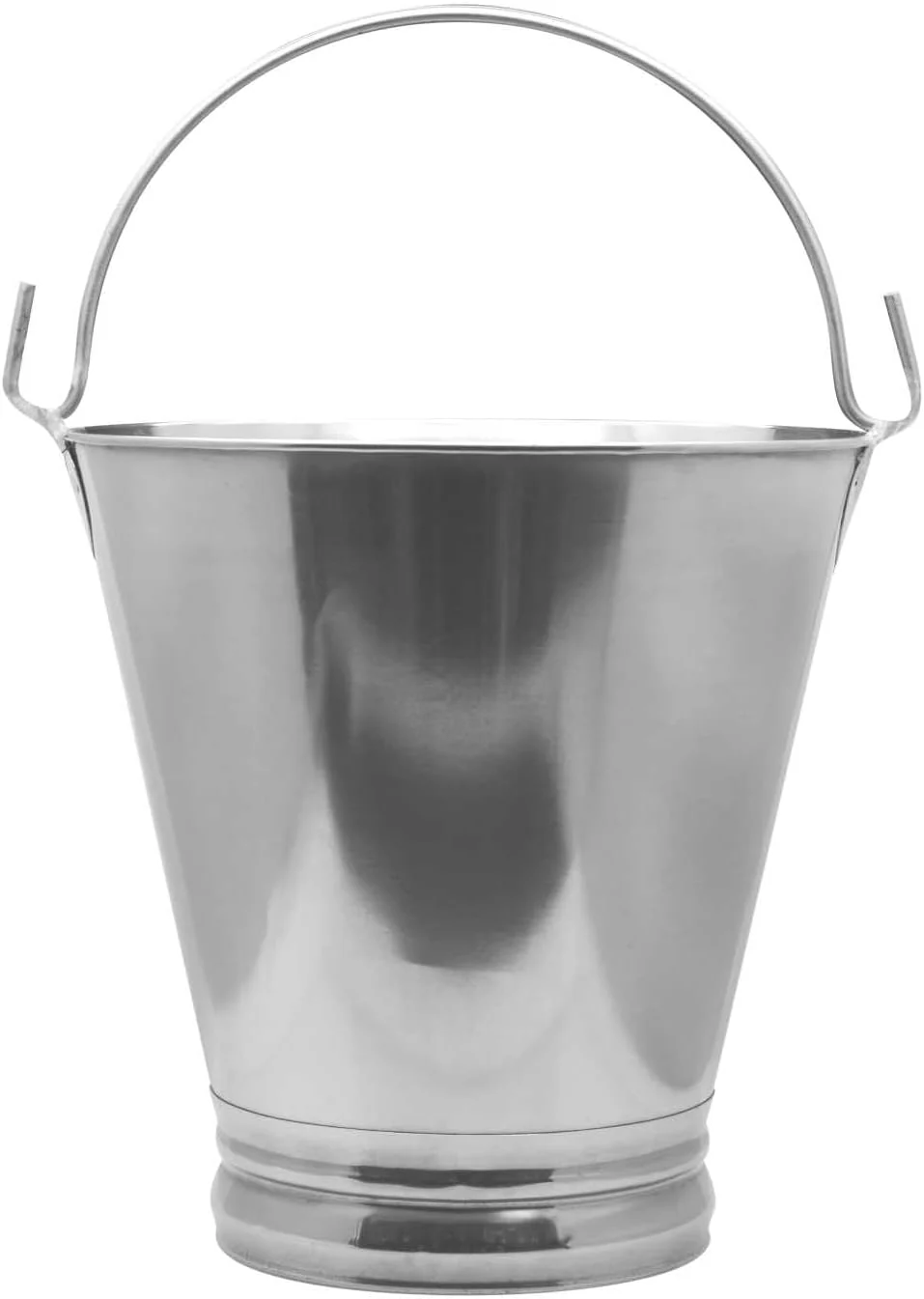 Raj Steel Bucket SB0002, Water Bucket Storage Container Bathroom Accessories- 6Liter