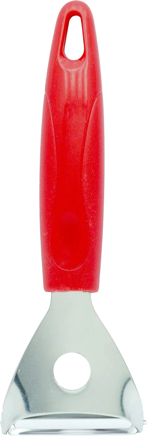 Raj Steel Handle Y Shape Peeler, Potato Peeler Apple Peeler Vegeteable Peeler- 23.5cm-Red