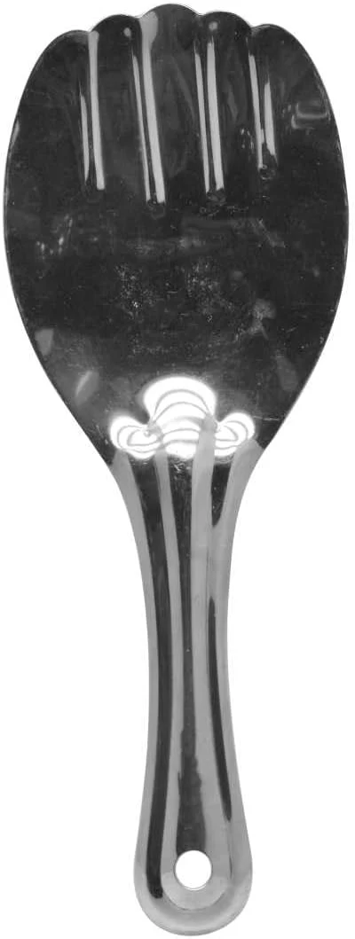 Raj Steel Rice Serving Spoon, 25.5 CM , Silver, RSPD04, Rice Server , Dessert Server , Cake Server , Panja Spoon - Image 3