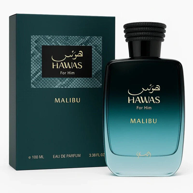Rasasi Men's Hawas Malibu EDP Spray 100ml
