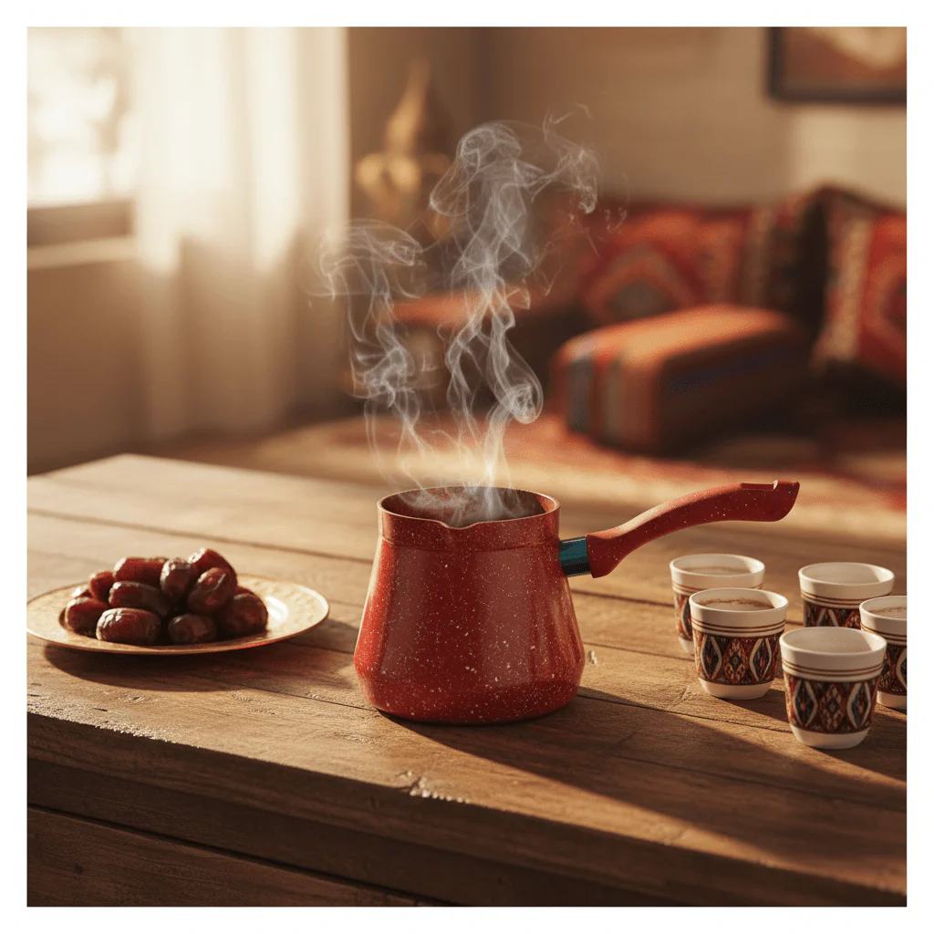 Red Forged Aluminium Coffee Warmer — 800ml - Image 3