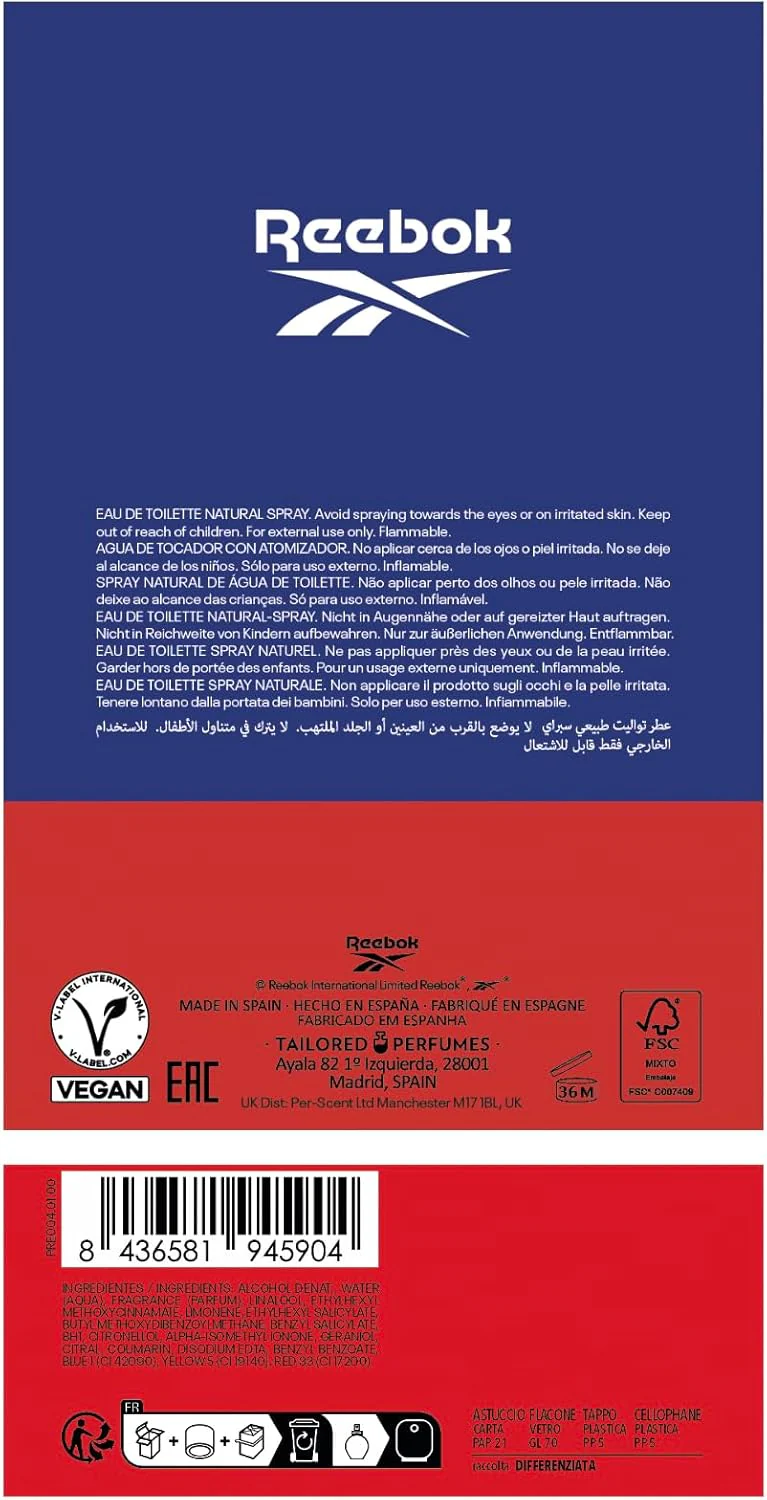 Reebok Move Your Spirit Men Eau De Toilette-100ML - Image 3