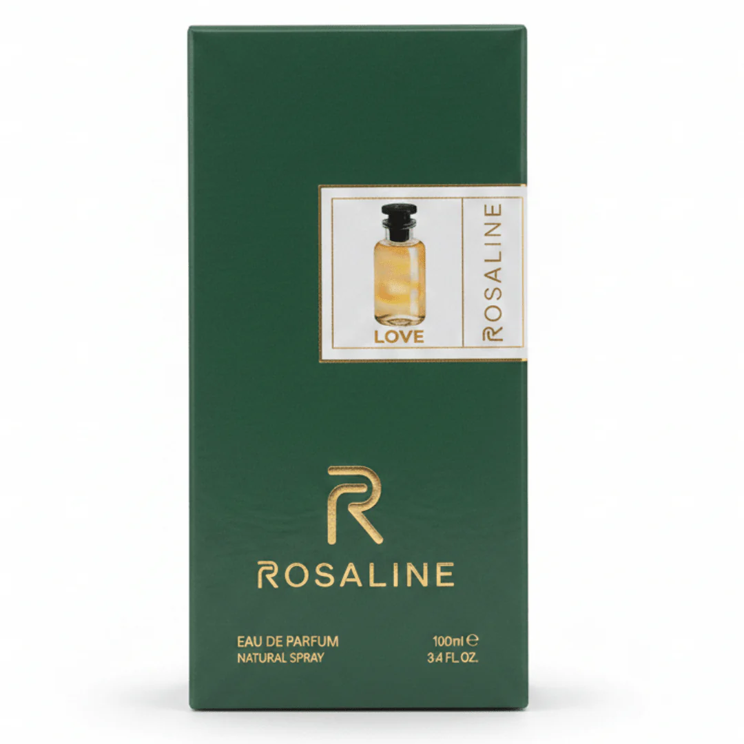 Rosaline Love Eau de Parfum for Women & Men | Long-Lasting Luxury Fragrance Spray | Cardamom, Bergamot & Cedarwood Scent | 100ml Natural Spray | Inspired Version |